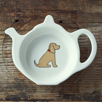 Golden Cocker Spaniel Tea Bag Dish, 3 of 12