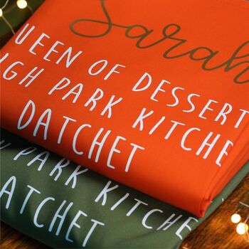 Adults Personalised Name Apron, 3 of 11