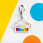 Set Of Two Rainbow Clip On Charms, thumbnail 2 of 11