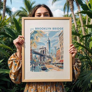 Brooklyn Bridge, New York City Poster, 7 of 11