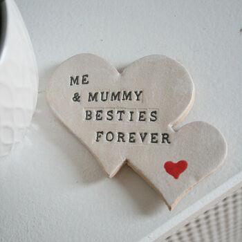 Me And Mummy Ceramic Heart Magnet, 2 of 5