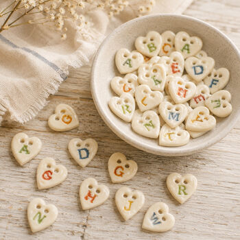 Personalised Heart Buttons, 8 of 12