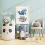 Set Of Three Ocean Friends Nursery Print Set, thumbnail 3 of 5