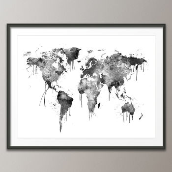 World Map Canvas Art Print, 2 of 6