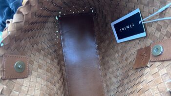 Weaving Leather Tote, 5 of 12