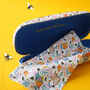 Hard Glasses Case With Cleaning Cloth In Bee Print, thumbnail 1 of 5