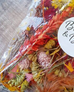 Flower Craft Pack Sunrise Mixed Dried Flowers, 3 of 3