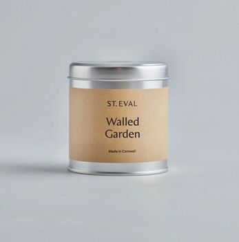 Walled Garden Scented Tin Candle, 2 of 4