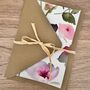Original Hand Painted Watercolour Floral Card Set Of Three, thumbnail 2 of 5