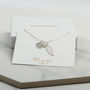 Personalised Feather Pendant Necklace Gift For Her, thumbnail 4 of 8