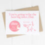 Personalised New Sister Card And Badge, thumbnail 5 of 5