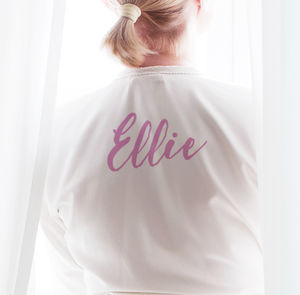 dressing gown kimono robe personalised robes bath notonthehighstreet