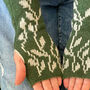 Ladies Mittens With Vine Pattern, thumbnail 4 of 4
