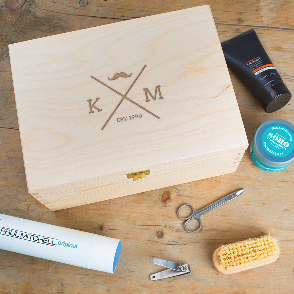 Personalised Grooming Box For Men By Dust and Things