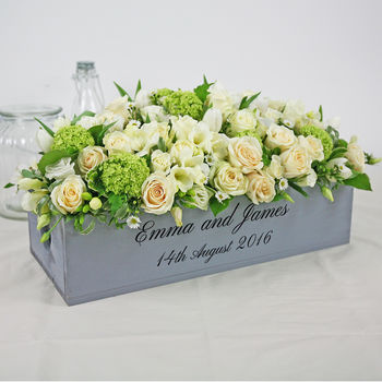 Personalised Wedding Table Centrepiece Crate, 2 of 5