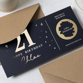 21st Birthday Spa Day Gift Voucher, 3 of 9