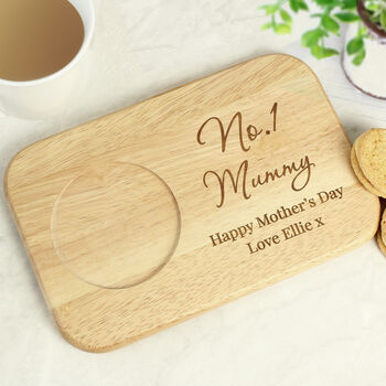 Personalised Cheese And Wine Wooden Coaster Tray, 6 of 7