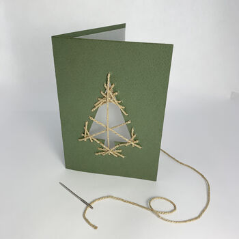 Pine Tree Weave Me Card Kit, 6 of 8