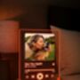 Personalised A5 Acrylic Music Song Plaque With Photo Powered By Usb, thumbnail 8 of 10