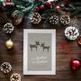 'To My Brother And Partner' Christmas Card Reindeer, thumbnail 2 of 9