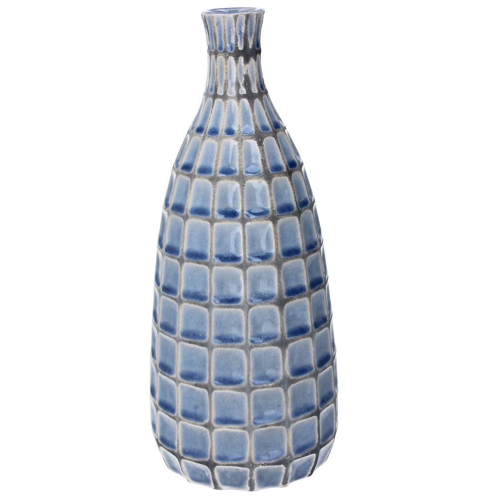 Blue Mosaic Vase By The Nautical Home
