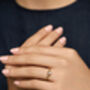 Moonstone Gold Vermeil Ring, thumbnail 2 of 7