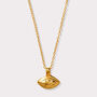 Goddess Of Vision Gold Plated Necklace, thumbnail 7 of 8