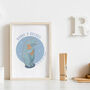 Personalised Daddy Bear And Baby Art Print, thumbnail 1 of 2