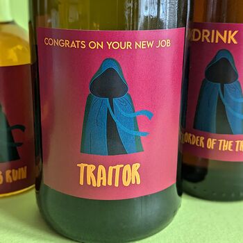 Personalised Traitors Alcohol Gifts, 3 of 10