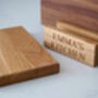 Wooden Chopping Board Set With Stand, thumbnail 4 of 5