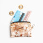 Silk Zipped Coin Purse/Pouch Hydrangeas, thumbnail 1 of 3