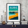 Algarve Travel Poster Art Print, thumbnail 1 of 4