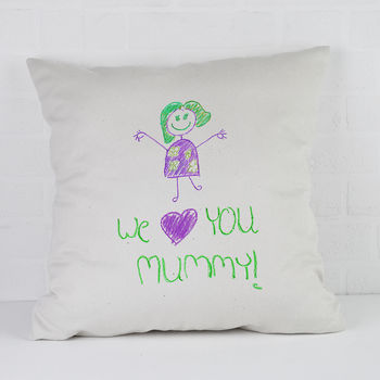 Personalised Child's Own Artwork Cushion, 2 of 2