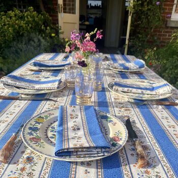 Provencal Style Tablecloth 100% Cotton Gordes, 4 of 4