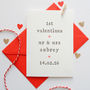 Personalised '1st Valentines' Valentine's Day Card, thumbnail 5 of 5