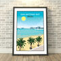 San Antonio Bay, Ibiza Travel Print, thumbnail 1 of 5