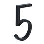 Brass Bee Premium House Numbers Black Finish Five Inch, thumbnail 7 of 11