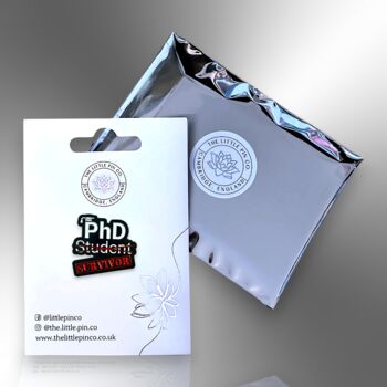 Phd Survivor Academic University Graduation Enamel Pin, 6 of 9