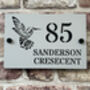 Personalised Hummingbird Design House Acrylic Number Sign, thumbnail 9 of 10
