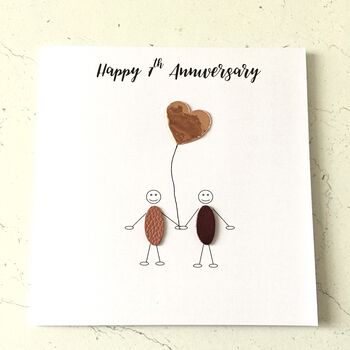 Personalised 7th Wedding Anniversary Copper, 2 of 5