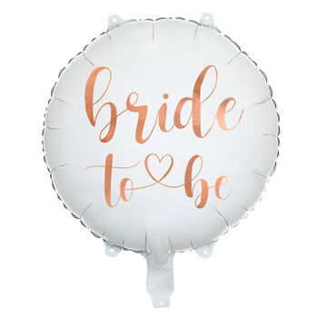 Bride To Be Rose Gold Foil Balloon, 2 of 4