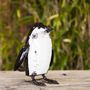 Penguin Chick Handmade Recycled Metal Garden Ornament, thumbnail 1 of 4