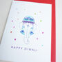 Diwali Card With Ganesha Design, thumbnail 2 of 7