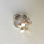 Tiny 'Cup Cake' Embossed Stacking Ring, thumbnail 3 of 9