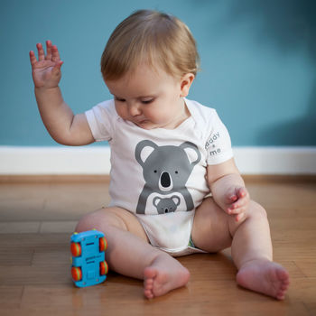 Koala Daddy / Mummy And Me, Babygrow Or T Shirt, 4 of 11