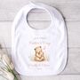Personalised First Father's Day Baby Bib, thumbnail 2 of 2