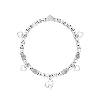 New Mum Hearts Charm Bracelet In Flower Box, 2 of 3