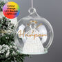 Personalised Christmas LED Angel Light Up Bauble, thumbnail 1 of 4