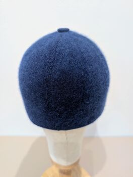 Unisex Pure Cashmere Baseball Cap, 10 of 12