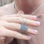 Fingerprint Heart Stainless Steel Necklace, thumbnail 1 of 6